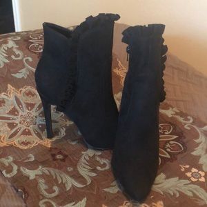 Never worn black booties